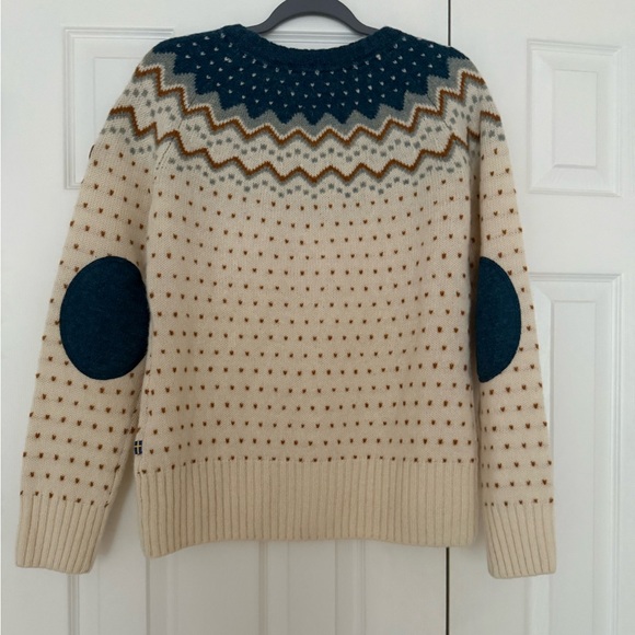 NWT Fjallraven Ovik Knit Glacier Green Sweater - Women's Small - Picture 5 of 10